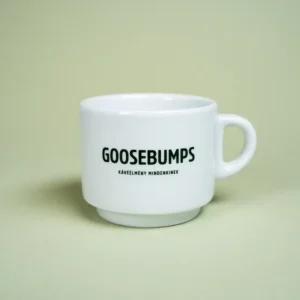 Goosbumps cappuccino csésze és csészealj
